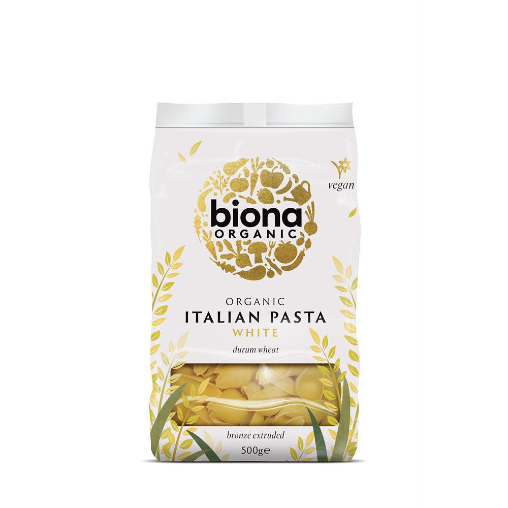 Organic White Conchiglie Pasta 500g - Just Natural