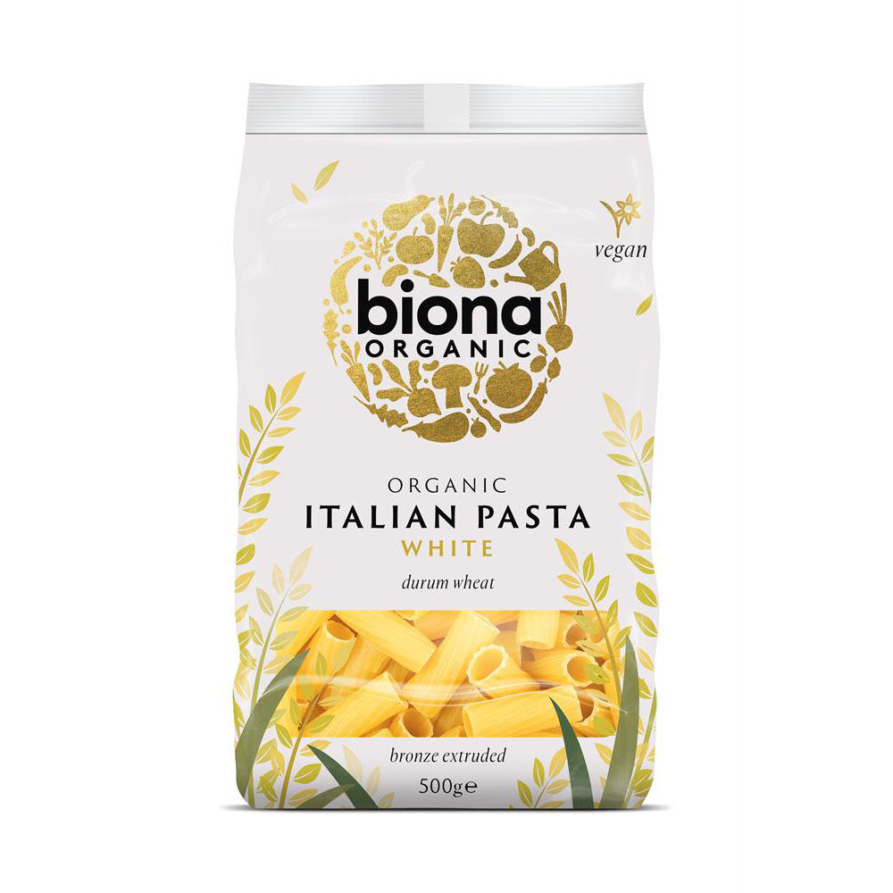 Organic White Rigatoni 500g - Just Natural