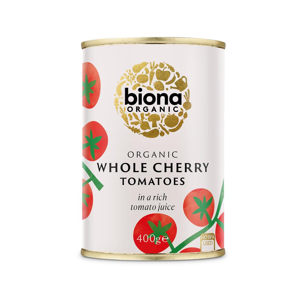 Organic Whole Cherry Tomatoes 400g - Just Natural