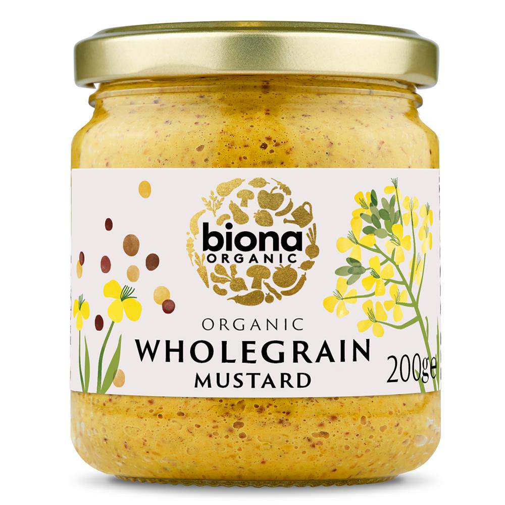 Organic Wholegrain Mustard 200g - Just Natural