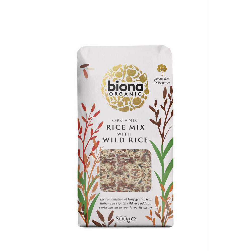 Organic Wild Rice Mix 500g - Just Natural