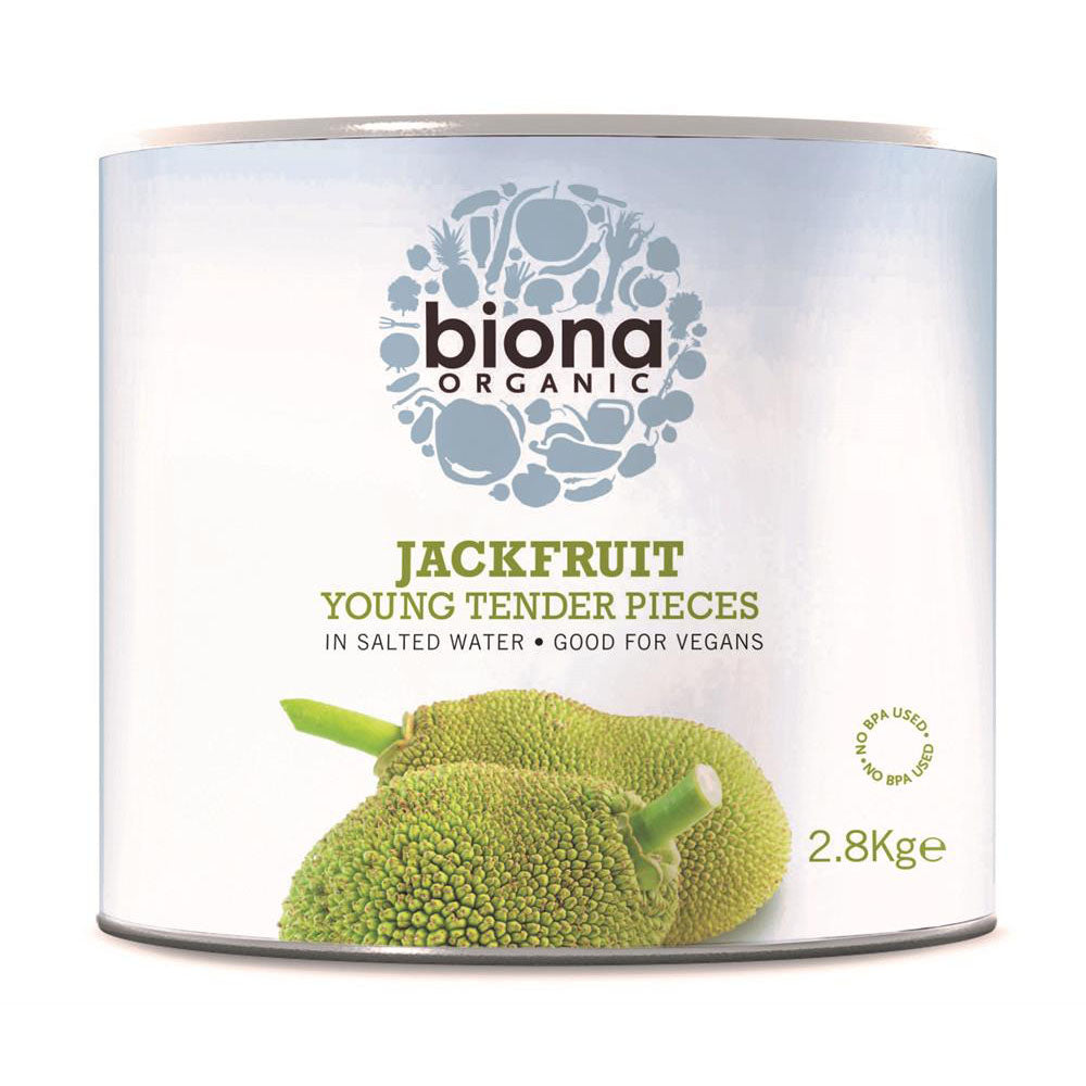 Organic Young Jackfruit 2.8kg in Salted Water - Just Natural