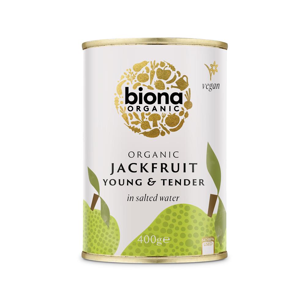 Organic Young Jackfruit in Salted Water 400g - Just Natural