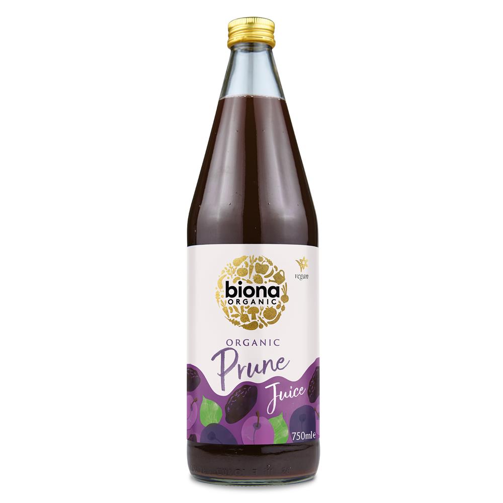 Prune Juice Organic no added sugar 750ml - Just Natural