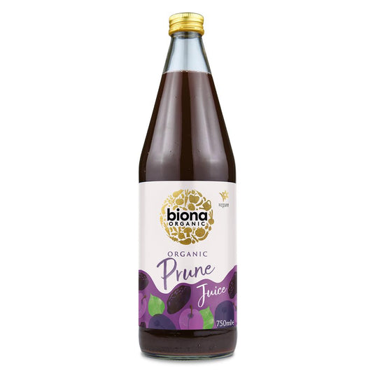Prune Juice Organic no added sugar 750ml - Just Natural