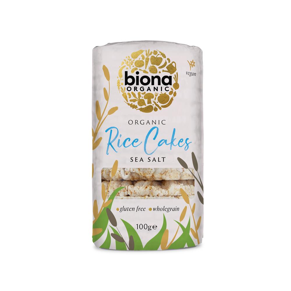 Rice Cakes with Salt Organic 100g - Just Natural