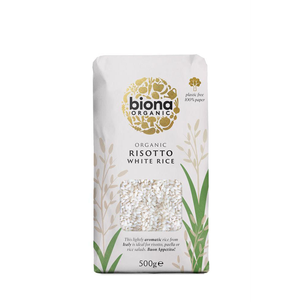 Risotto Rice White Organic 500g - Just Natural