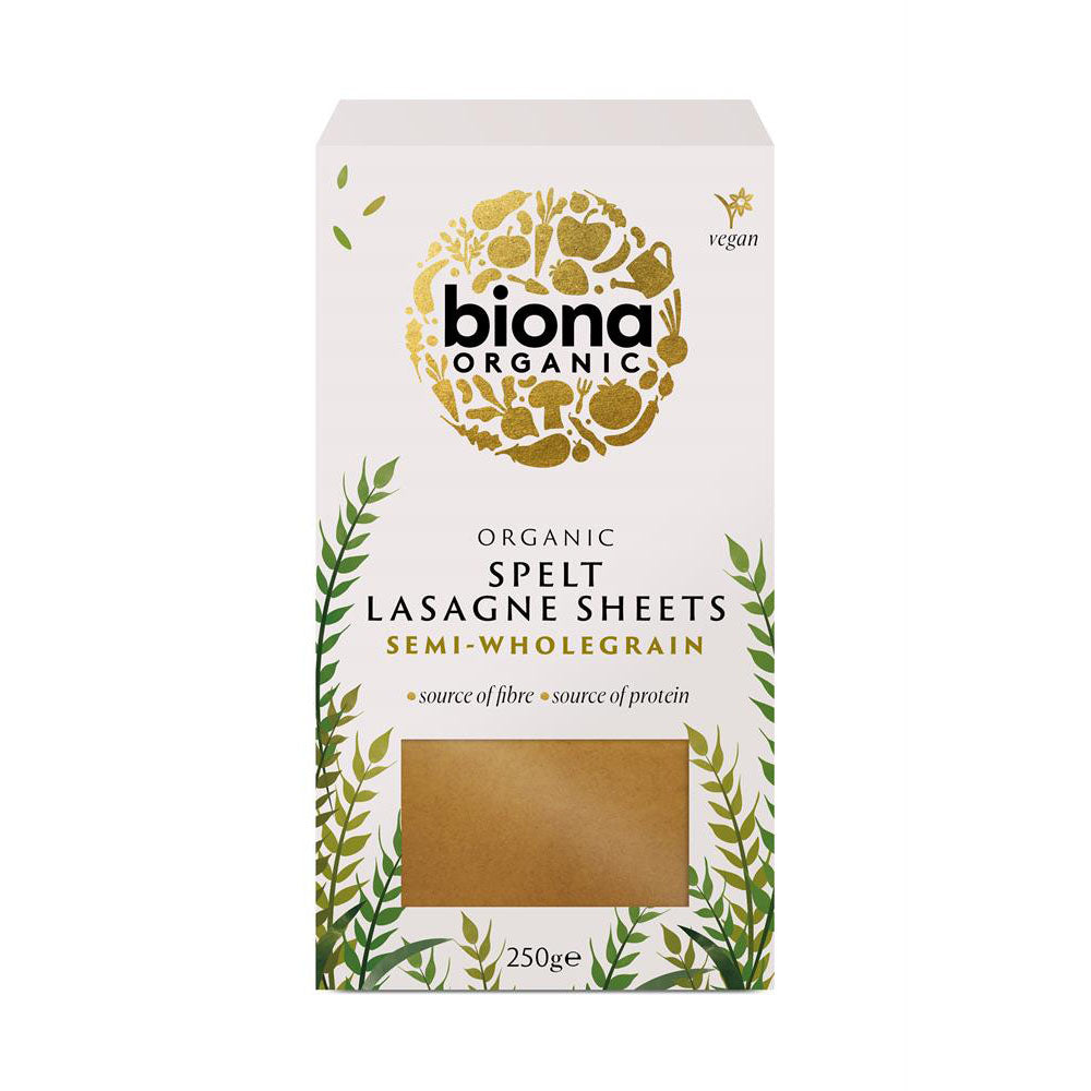Spelt Lasagne Organic 250g - Just Natural