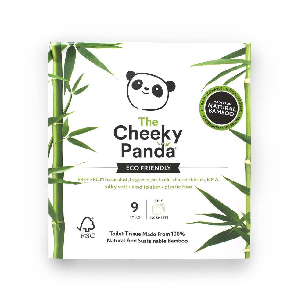 100% Bamboo Toilet Tissue 9 Pack - Just Natural