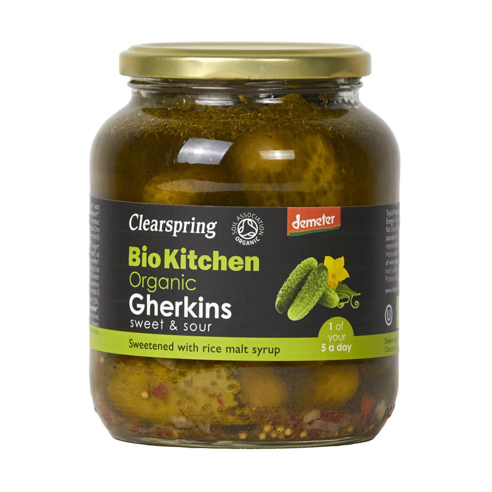 Demeter Organic Gherkins (Sweet & Sour) 680g - Just Natural
