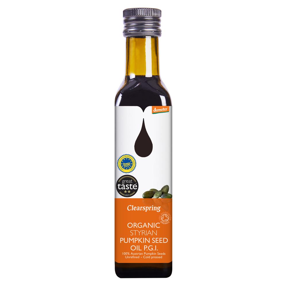 Clearspring Demeter Organic Styrian Pumpkin Seed Oil P.G.I - 250ml