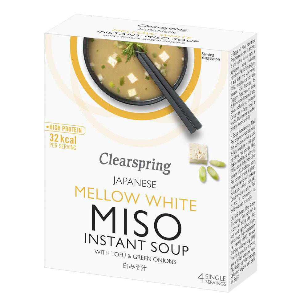 Instant Miso Soup Mellow White with Tofu 40g - Just Natural