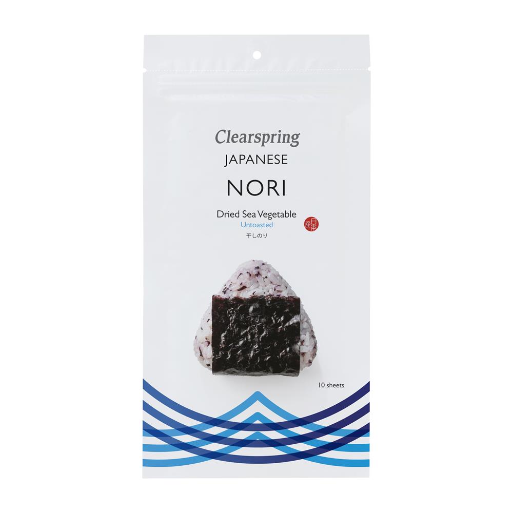 Japanese Nori - Dried Sea Vegetable - 10 sheets - Just Natural