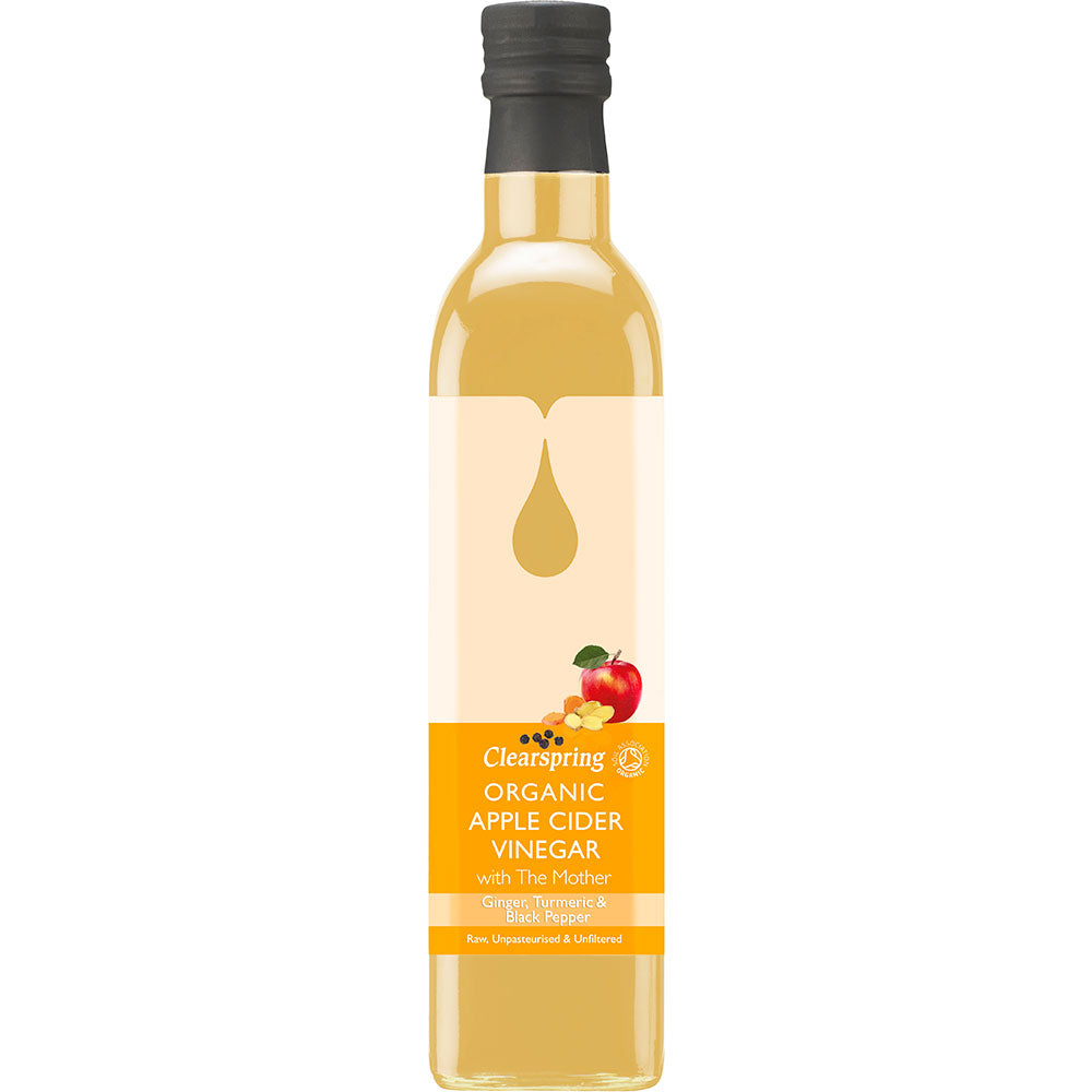 Organic Apple Cider Vinegar with Mother - Ginger Turm 500ml - Just Natural