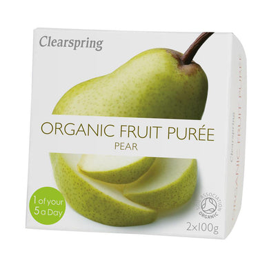 Clearspring Organic Fruit Purée - Pear (2x100g)