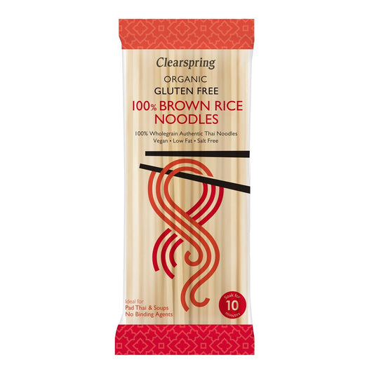 Organic Gluten Free 100% Brown Rice Noodles 200g - Just Natural