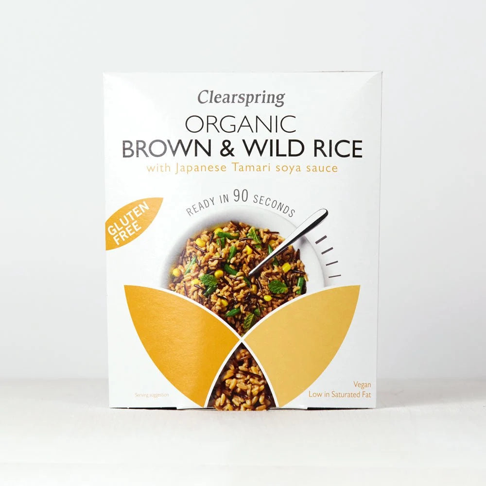 Organic Gluten Free 90sec Brown & Wild Rice - Just Natural