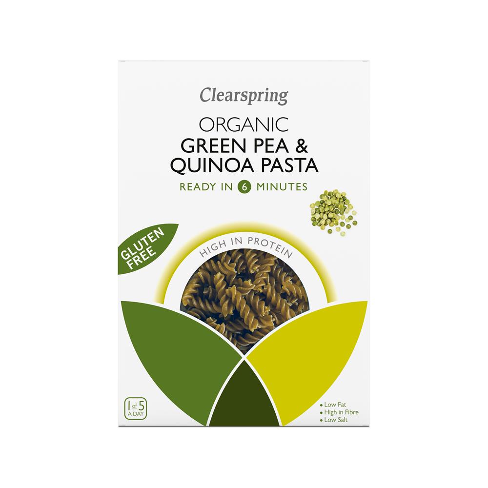 Organic Gluten Free Green Pea & Quinoa Pasta 250g - Just Natural