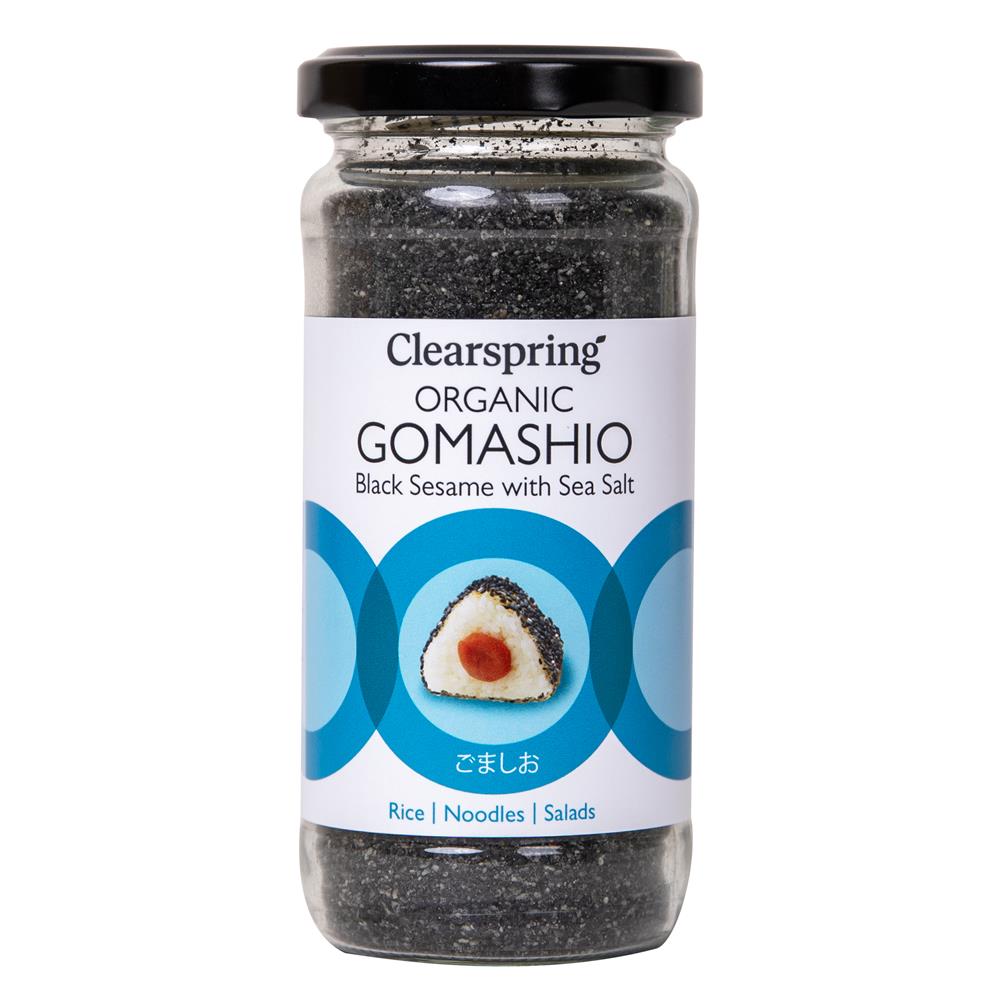 Organic Gomashio - Black Sesame with Sea Salt - Just Natural