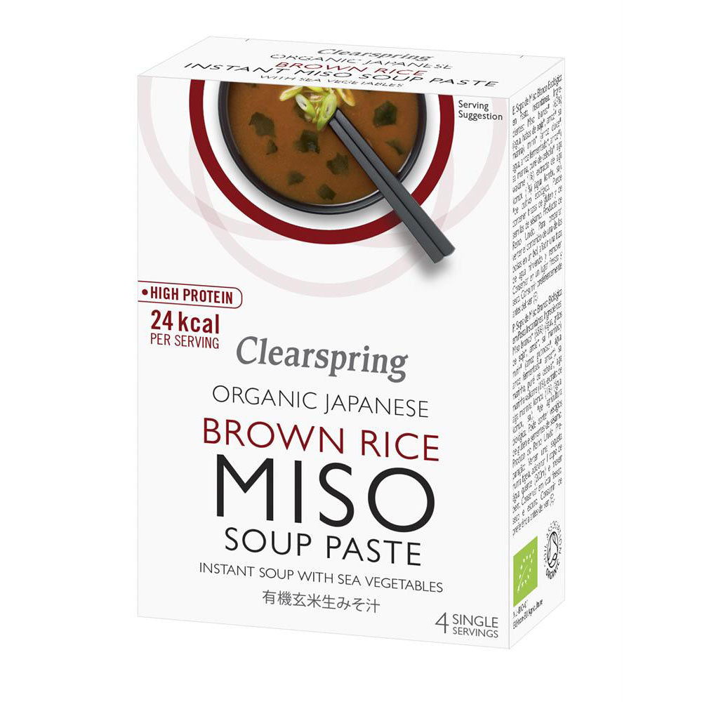 Organic Instant Brown Rice Miso Soup Paste - Just Natural