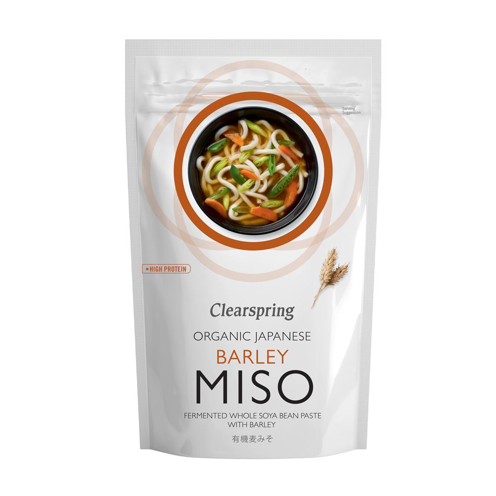 Organic Japanese Barley Miso Paste - Pasteurised 300g - Just Natural