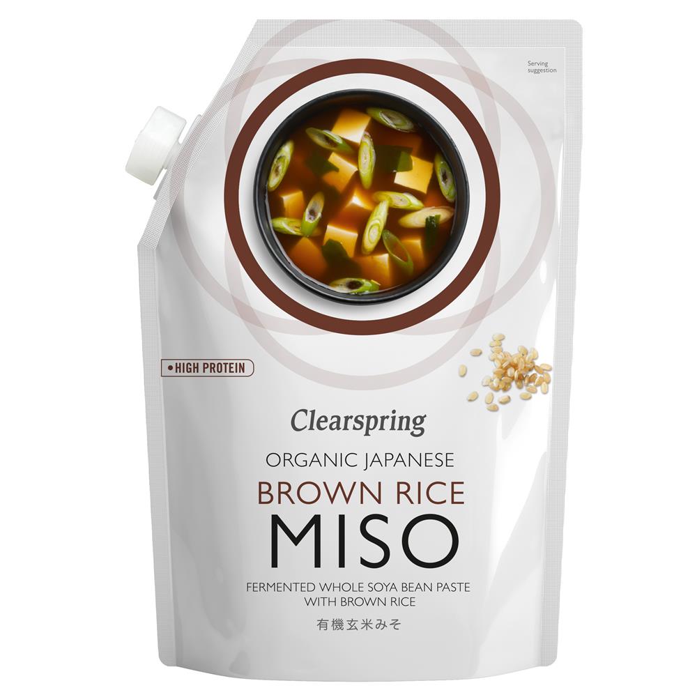 Organic Japanese Brown Rice Miso Paste - Pasteurised 300g - Just Natural