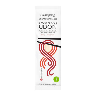 Clearspring Organic Japanese Brown Rice Udon Noodles 200g