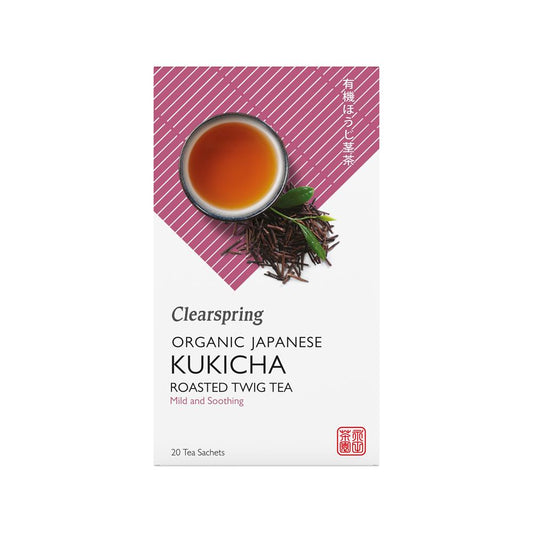 Organic Japanese Kukicha - 20 Tea Sachets - Just Natural