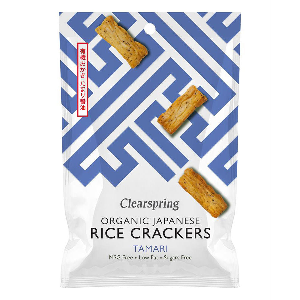 Organic Japanese Rice Crackers - Tamari - Just Natural