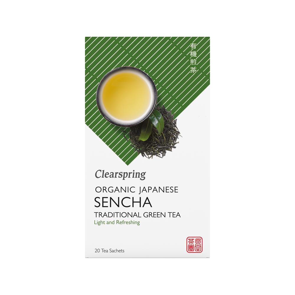 Clearspring Organic Japanese Sencha Green Tea - 20 Tea Sachets