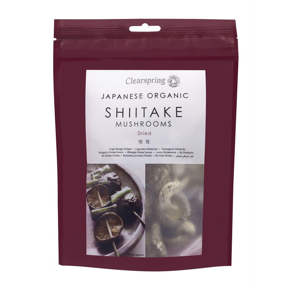 Organic Japanese Shiitake Mushrooms - Dried - Just Natural