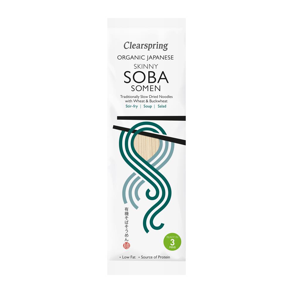 Organic Japanese Skinny Soba Somen Noodles - Just Natural