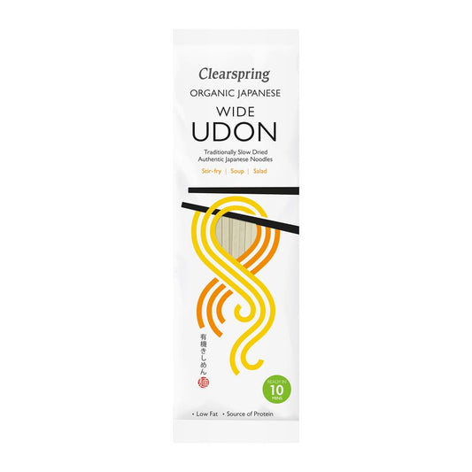 Organic Japanese Wide Udon Noodles 200g - Just Natural