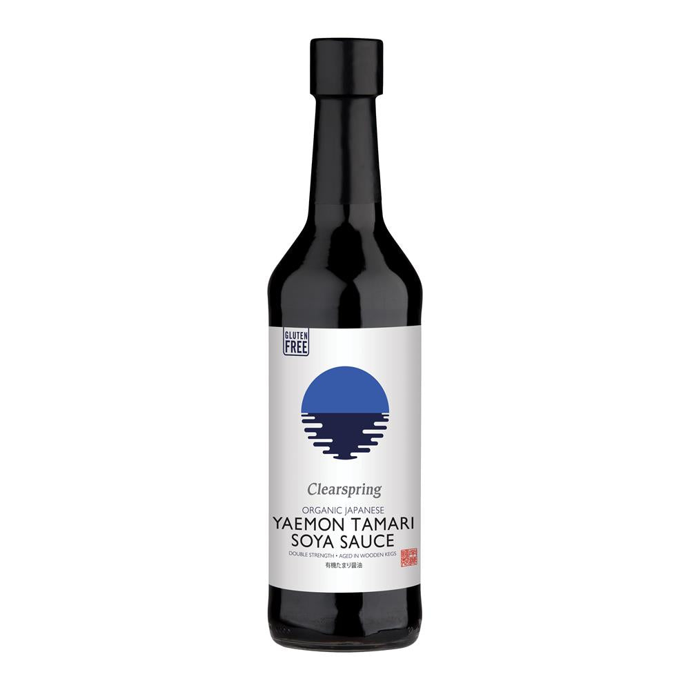 Organic Japanese Yaemon Tamari Soya Sauce - Double Strength 500ml - Just Natural