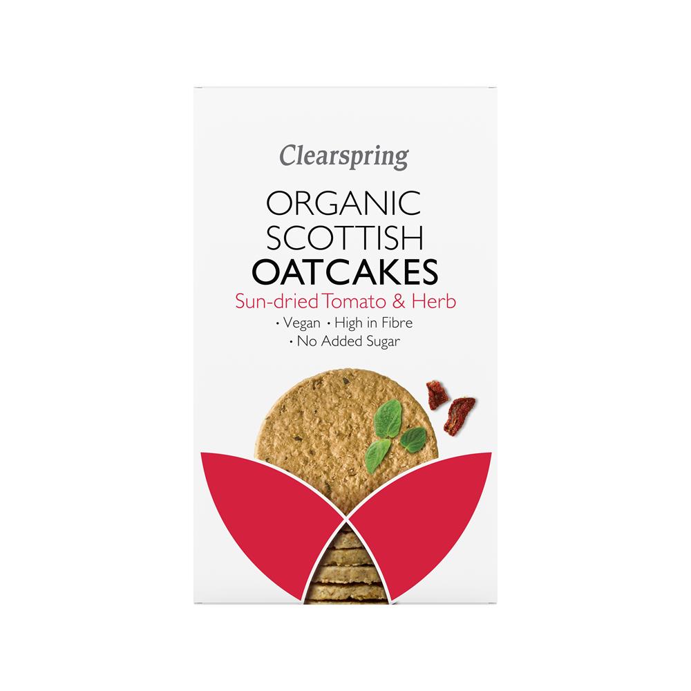 Organic Oatcakes - Sun-Dried Tomato & Herb 200g - Just Natural