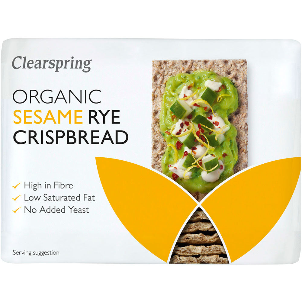 Organic Rye Crispbread - Sesame - Just Natural