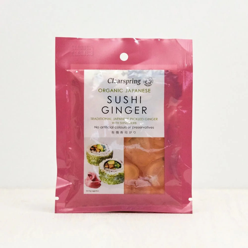 Organic Sushi Ginger Pickle 50g - Just Natural