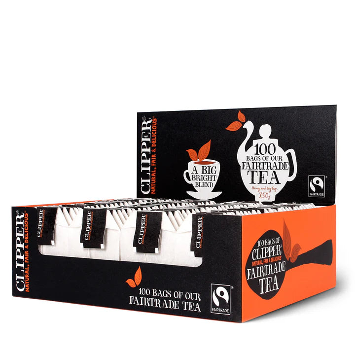 Fairtrade Tea 100 string & tag - Just Natural