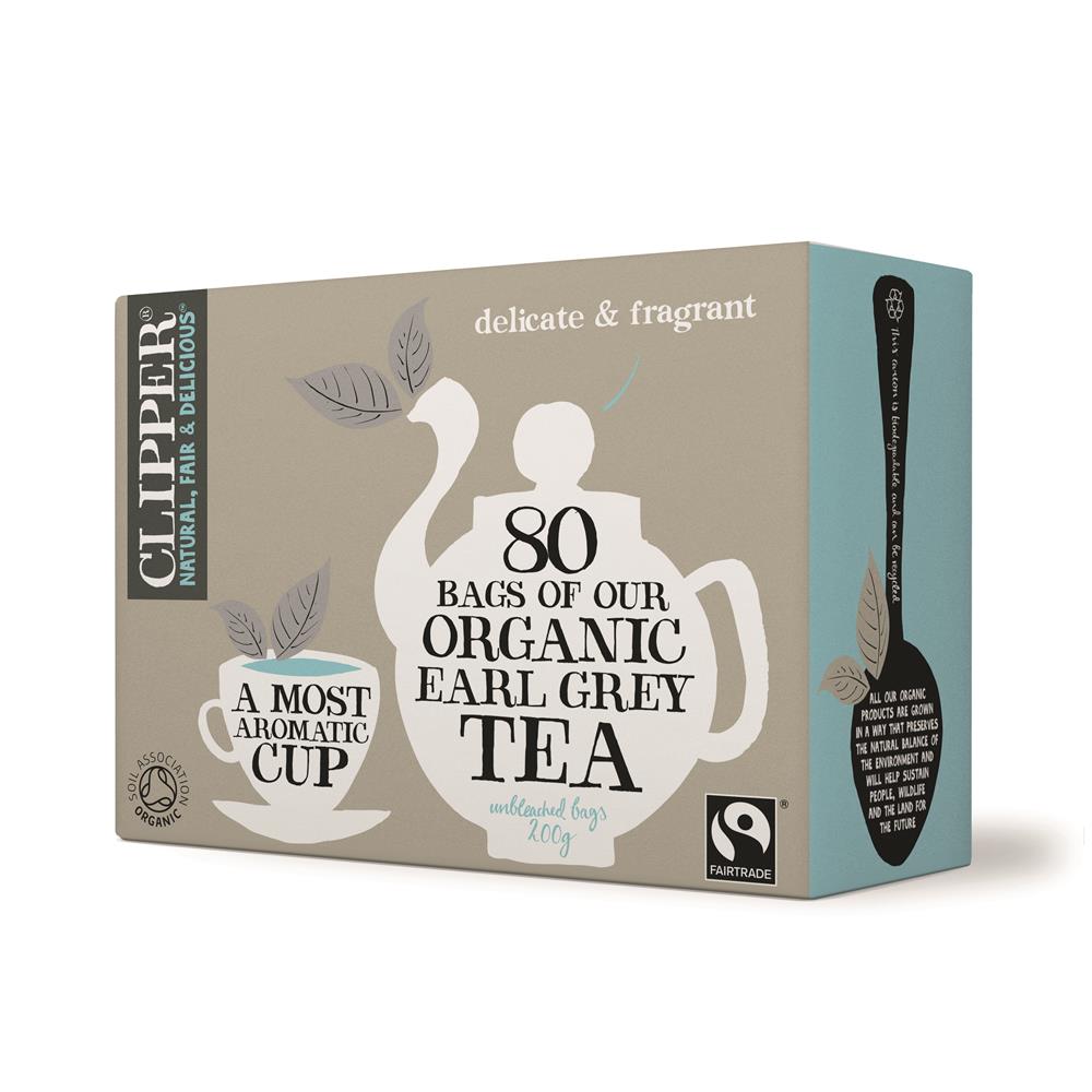 Clipper Organic Fairtrade Earl Grey Tea 80 bags