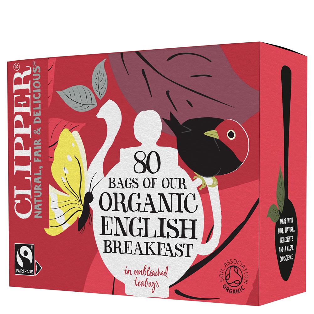 Organic Fairtrade English Breakfast Tea 80 bags - Just Natural