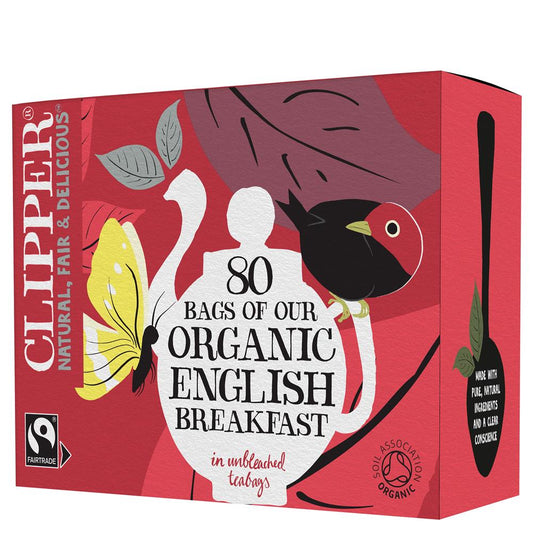Organic Fairtrade English Breakfast Tea 80 bags - Just Natural