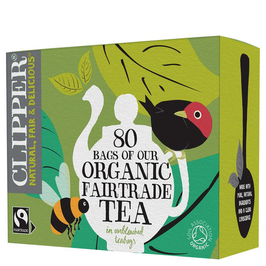 Organic & Fairtrade Everyday 80 Tea Bags - Just Natural