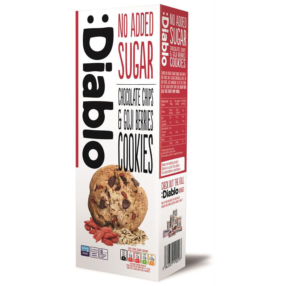 Chocolate Chip & Goji Berry Cookies 135g - Just Natural