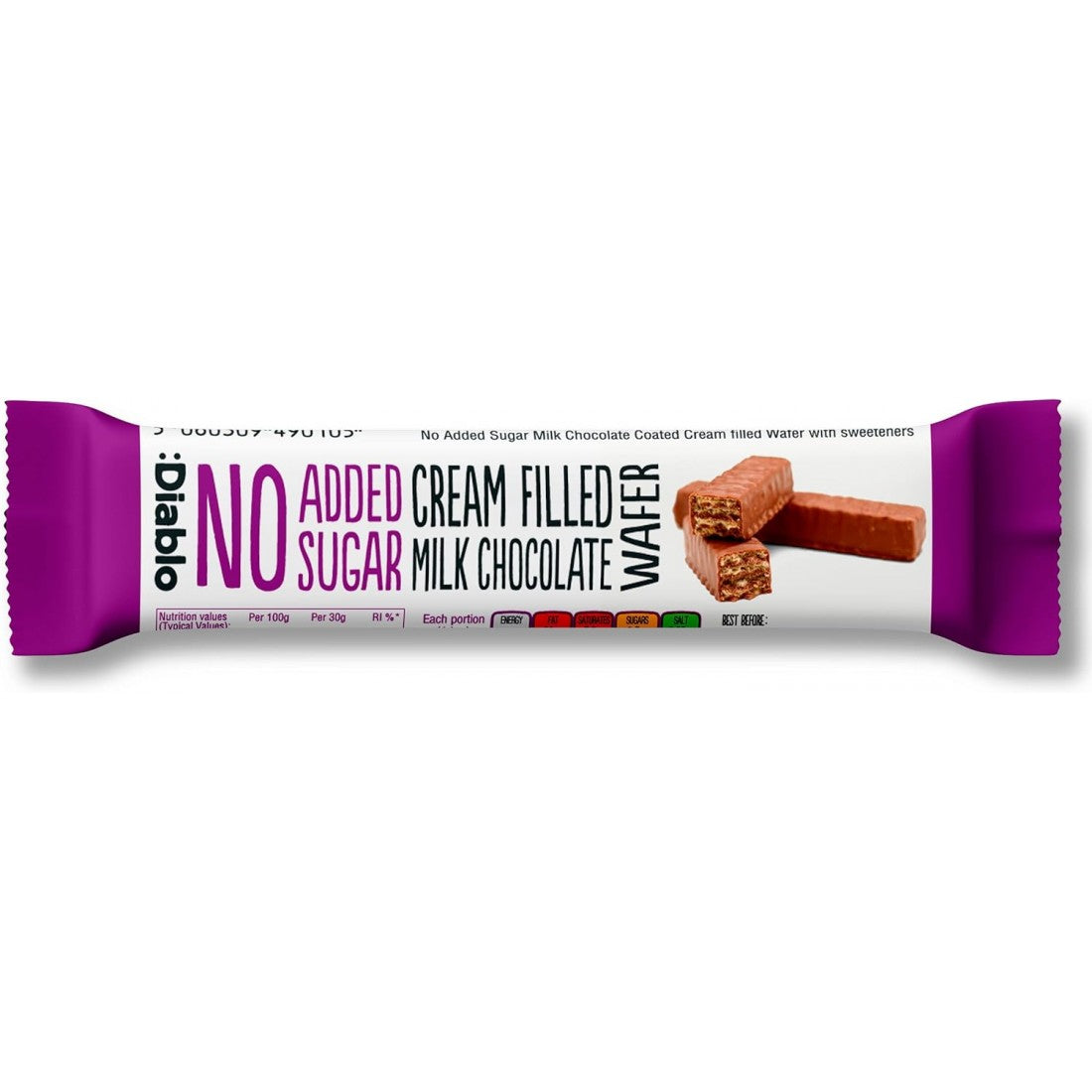 Cream Filled Chocolate Wafer 30g - Just Natural