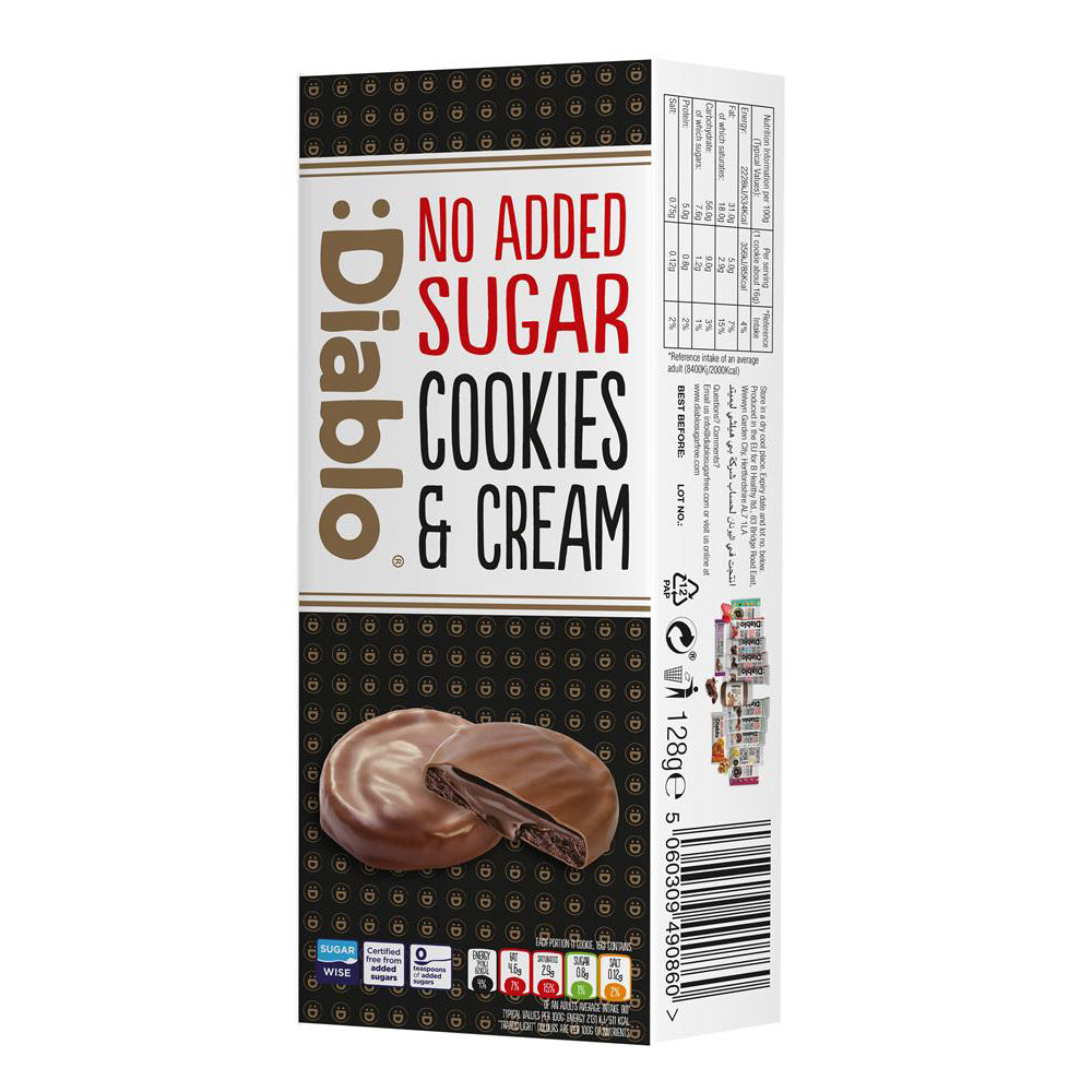 Dark Chocolate Cookies & Cream 128g - Just Natural