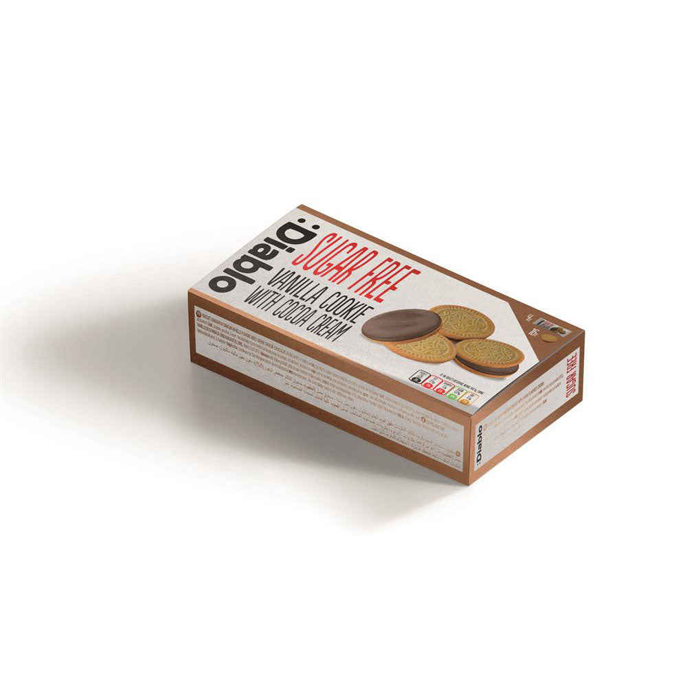 Sugar Free Vanilla Sandwich Cookies Box - Just Natural