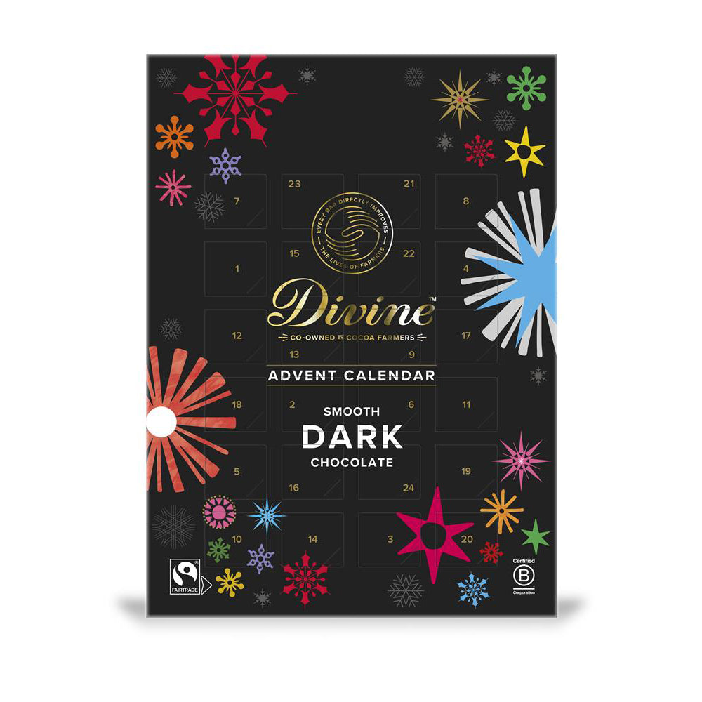 Fairtrade Dark Chocolate Advent Calendar 85g - Just Natural