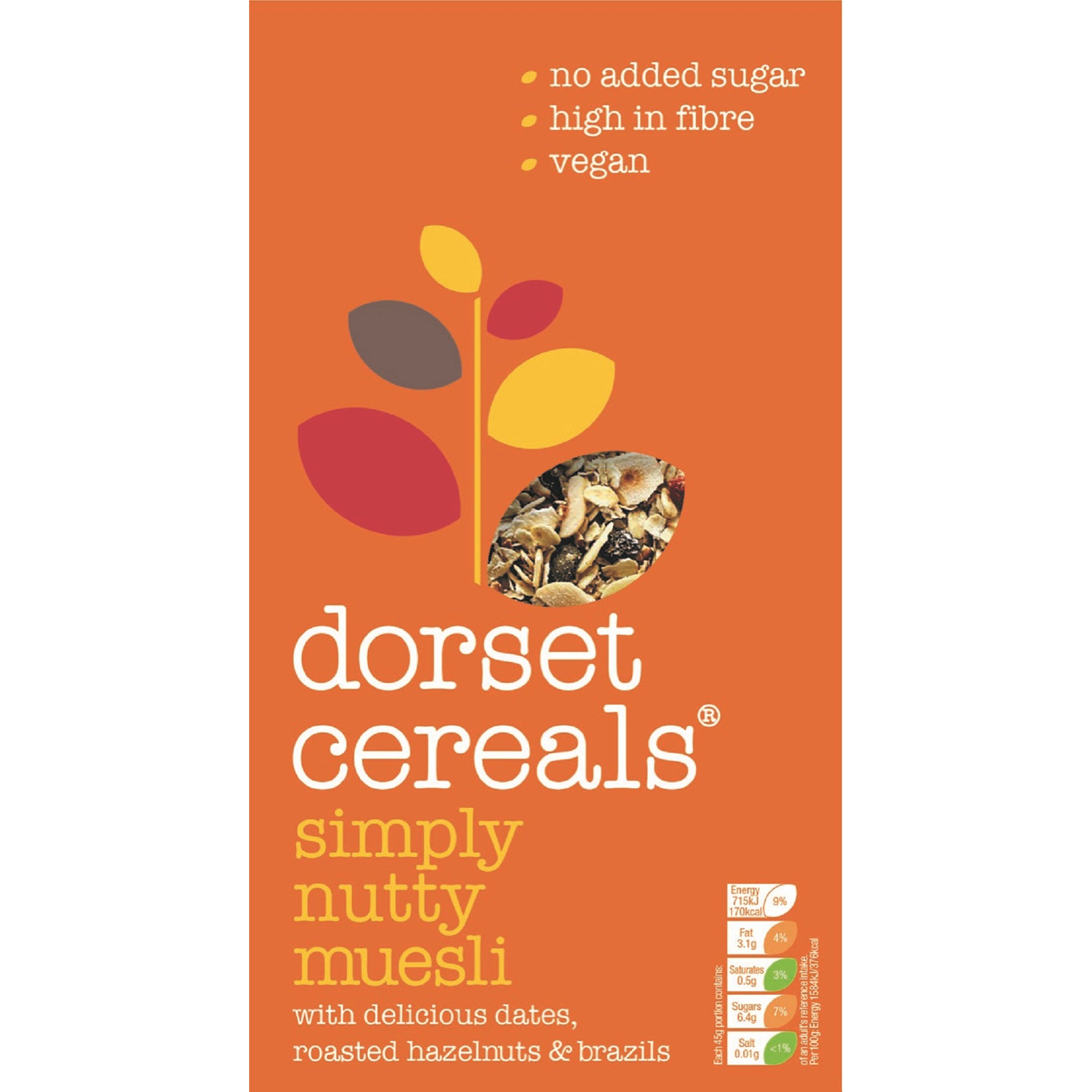 Simply Nutty Muesli 560g - Just Natural