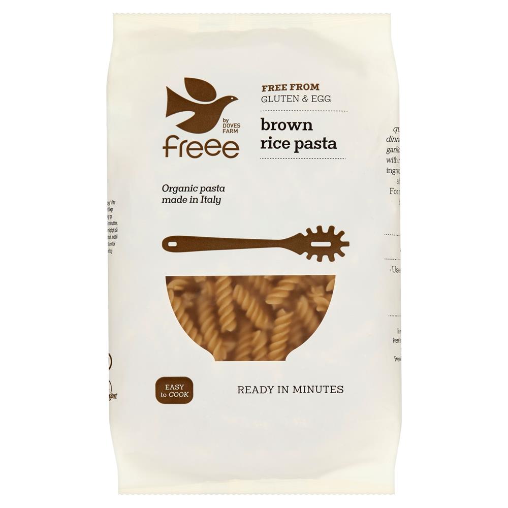 Gluten Free Organic Brown Rice Fusilli 500g - Just Natural