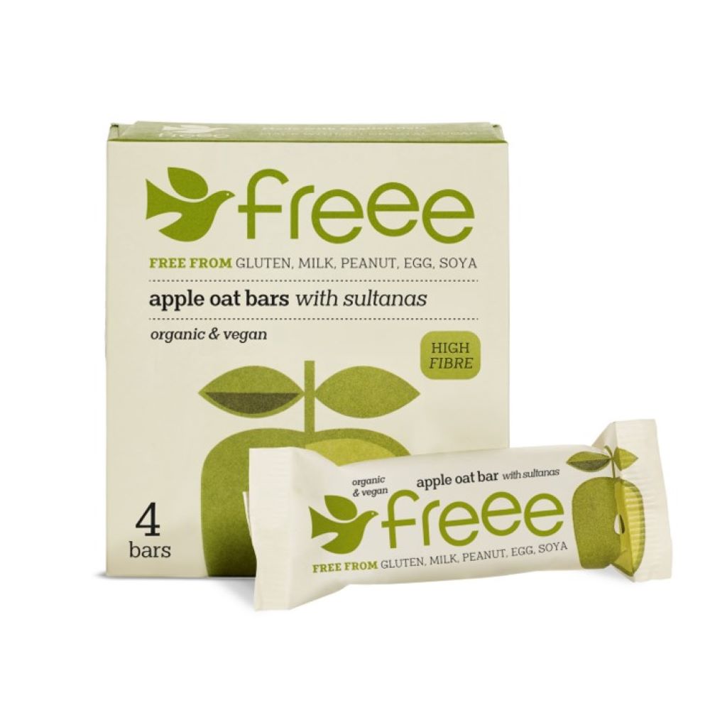 Org GF Apple & Sultana Oat Bar 4 x 35g - Just Natural